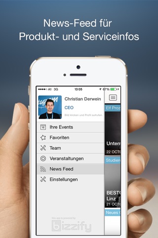 Bizzify connect - mobile communication solution for business screenshot 3