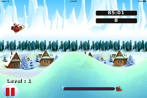 Santa Claus Jump Lite - The race for the kids gifts before Xmas – Free Version screenshot 4