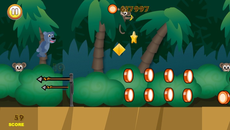 Jungle Bear Jump Coin Hunting Adventure - Top Land Running Trap Jumper Free