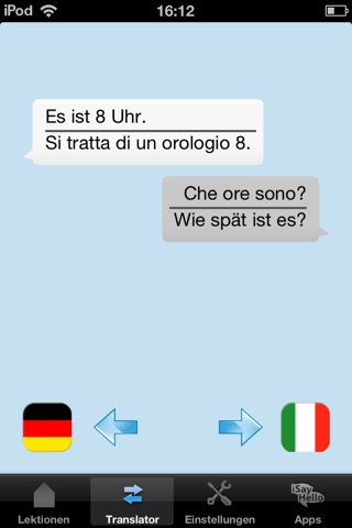 iSayHello German - Italian screenshot 4