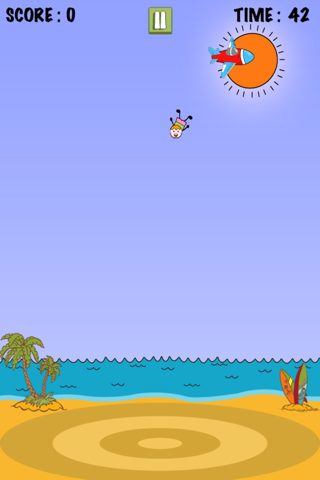 Parachute Adventure Time - Happy Stickman Fall Rescue screenshot 2