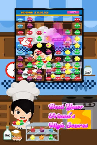 Cupcake Crush Puzzle - Play Sweet Match Game For Free screenshot 3