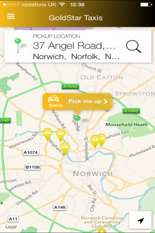 GOLDSTAR TAXIS screenshot 2