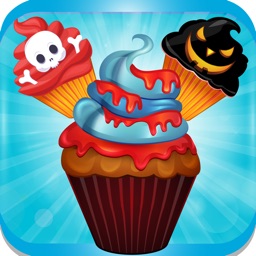 Halloween CupCake Crush Mania - free games for kids , boys and girls on halloween scary chill nights