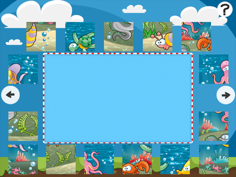 海のジグソーパズル - 子供、幼児と親のためのジグソーパズルのゲーム！ 学ぶ 魚、ウナギ、カニ、カメ、水、海、幼稚園、保育園や保育所のためのサメのおすすめ画像5