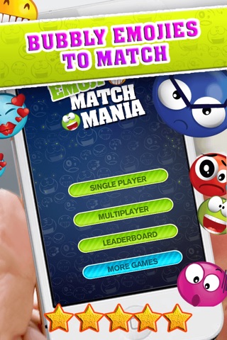 Emojis Match-3 Mania - Cross Emoticons & Icons Matching Story HD FREE screenshot 2