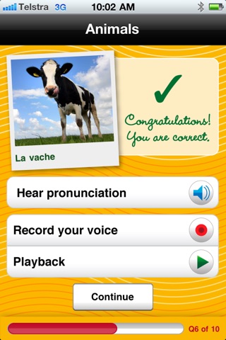 Tapis French Vocab Quiz screenshot 4