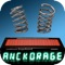 Anckorage Spring is a physical modelling audio synthesiser based on the simulation of a set of connected mass- spring, integrating non-linearities, fluid and static friction, mechanical limits, gravity and bouncing