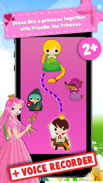 Free Kids Puzzle Teach me Princesses for girls, discover pink pony’s, fairy tales and the magical princess world