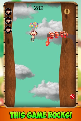 Monkey Balloon Games - Video of the Monkey Drop from an airplane screenshot 2