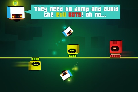 Bit! Bot! Jump! A free robot buddy jumping game! screenshot 3