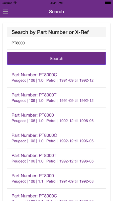 How to cancel & delete EEC Part Finder from iphone & ipad 1