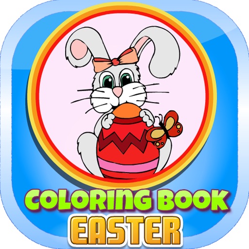 Coloring Book Easter icon