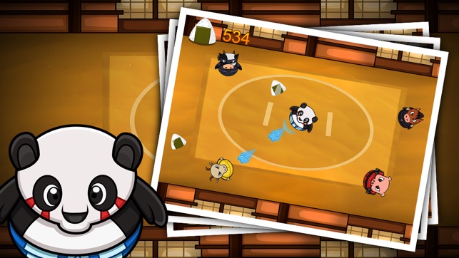 Tiny Sumo Panda : Ninja bear Royal whipeout tap fighting gam(圖3)-速報App