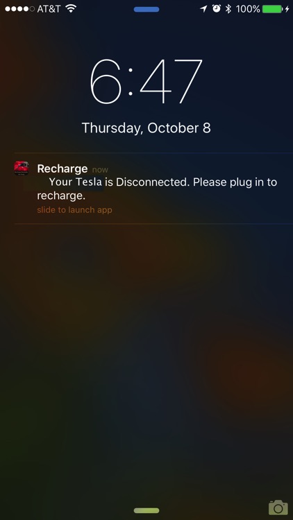Recharge Reminder For Tesla
