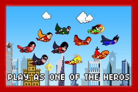 Pixel Heroes - The rocket man fighting super villains screenshot 2