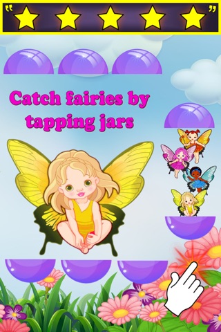 Fairy Catch - Pretty Pink Princess Girl Fun Catching Endless Top Action Glitter Bling Game screenshot 2