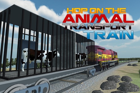 Animal Transport Train 3D – Cattle Transporter Simulation Game screenshot 3