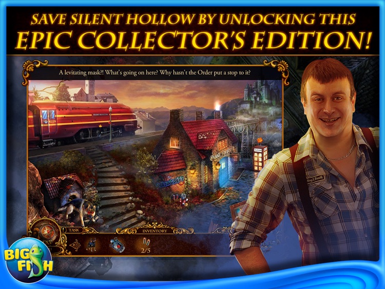 Mystery Trackers: Silent Hollow HD - A Hidden Object Game App with Adventure, Puzzles & Hidden Objects for iPad screenshot-3