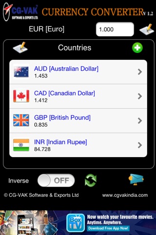 Currency Converter - CGVAK screenshot 2