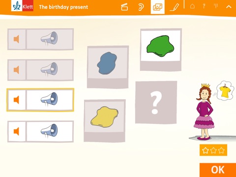 The birthday present, Englisch lernen in der Grundschule Klasse 2 - 4 mit Klett nach dem offiziellen Lehrplan screenshot 3