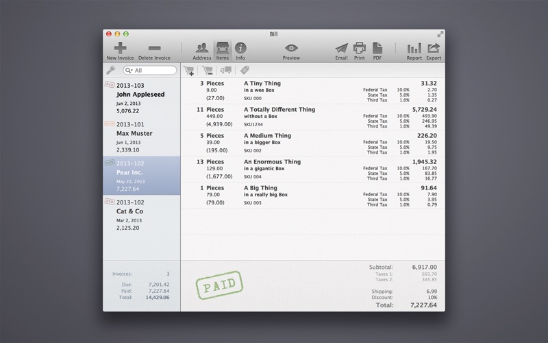 Bill - Invoice issuing made painless and fun thumbnail 1