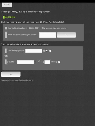 RepayCalc  for iPad screenshot 3