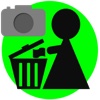 [Toss away Camera] Be discarded without regret to the trash unnecessary pictures while taking!