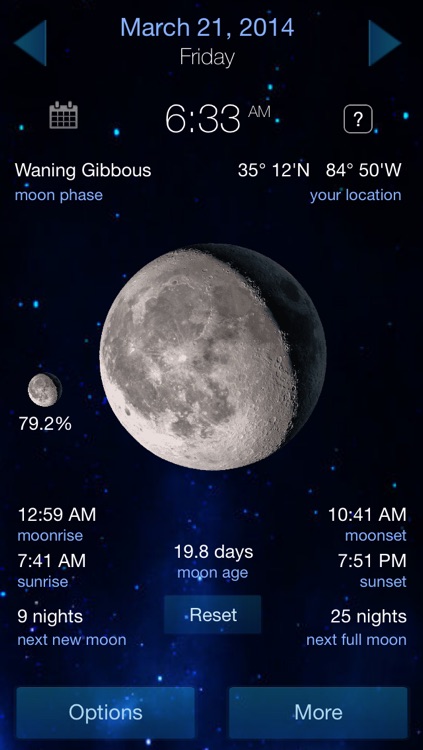 It's A Better Clock Full - Weather forecaster and Lunar Phase calendar