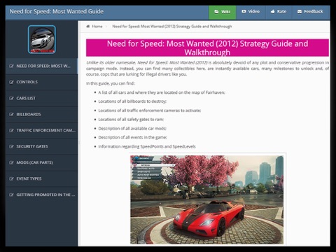 Guide for Need for Speed Most Wanted screenshot 3