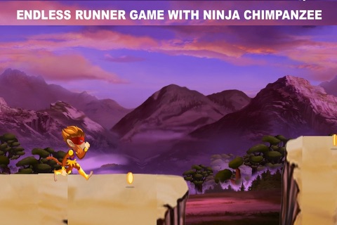 Angry Ninja Chimp Run - Jungle Adventure screenshot 2