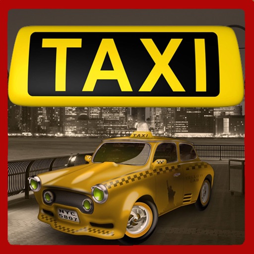 Taxi Cab Parking 3D Icon