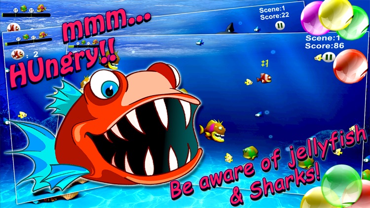 A Hungry Fish attack : Extreme Sea Monstar evolution game FREE!