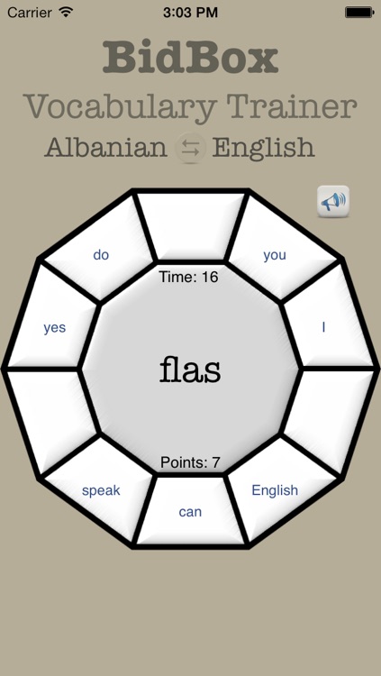 Vocabulary Trainer: English - Albanian