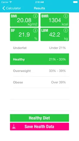 Game screenshot Fit Calculator - Calculate BMI, BMR, BFP, LBM for Health apk