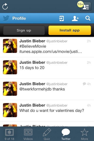 Ultimate Fan Club - Justin Bieber Edition screenshot 4