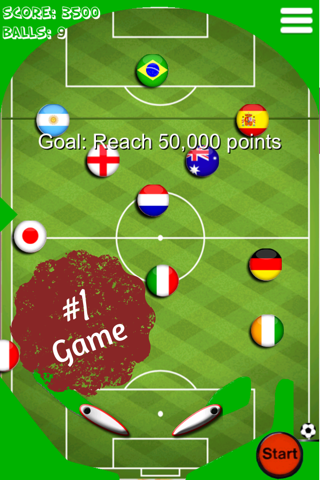 Football Pinball 2014 Edition Brazil screenshot 2