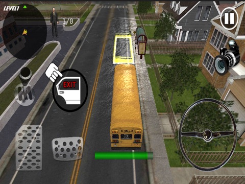 Crazy School Bus Driver 3D HD screenshot 3