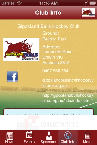 Gippsland Bulls Hockey Club screenshot 4