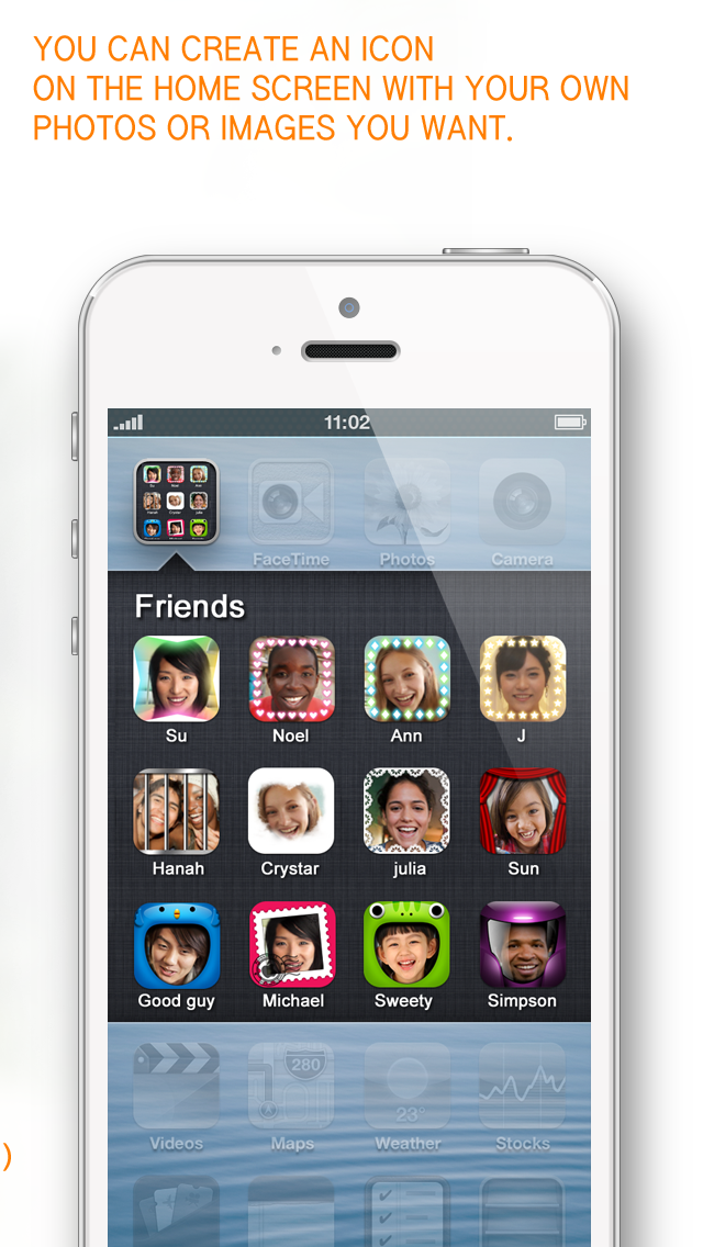 Photo icon, Contacts shortcuts ( iFavorite Basic ) Screenshot 2