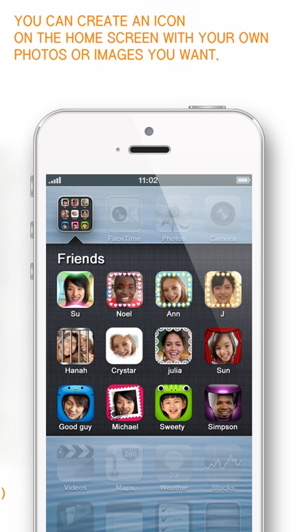 Contact shortcut photo icon ( iFavorite ) for Home screen