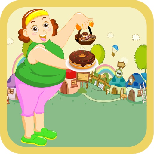 Make the lady jump high in the sky for sugar rush - Free Edition icon