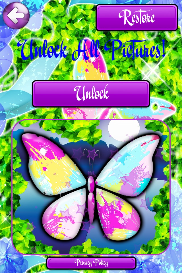 Butterfly Flutter - Coloring Pictures with Caterpillar Meadow and Dragonfly Weed Sanctuary screenshot 4