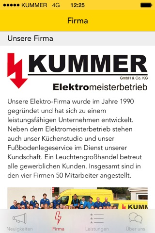 KUMMER GmbH & CO. KG screenshot 2