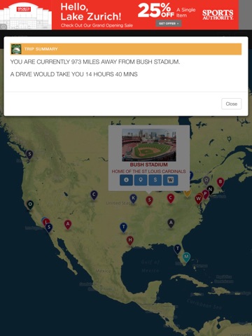Major League Road Trip for iPad screenshot 3