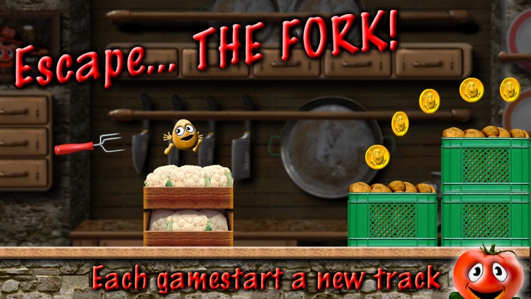 Potato Escape - One Touch Runner