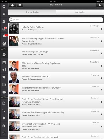 crowdfunding.biz for iPad screenshot 4