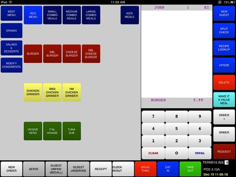 SICOM POS screenshot 2