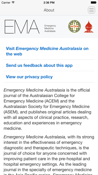 How to cancel & delete Emergency Medicine Australasia from iphone & ipad 4