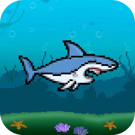 Flying Jumpy Shark - Flapping Bird Fish Wings Flyer iOS App